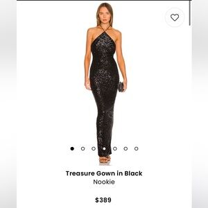 Treasure Gown in Black
Nookie size small